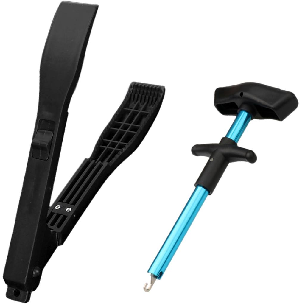Wind Rise Fish Grabber, Hook Remover, Hook Releaser, Fish Tongs, Fishing Scissors, Hook Remover, Fish Grabber (Blue)