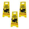 Cats Vomit Caution Signs Funny Novelty Cats Vomit Signs Cats Vomits Warning Signs Desk Decorations for Home Office Decors