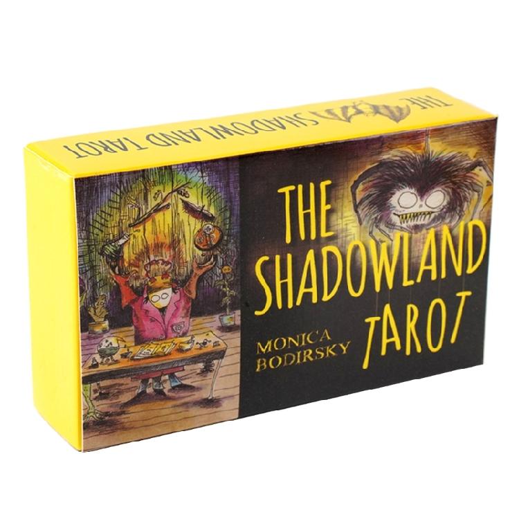 Jeu de société de divination Terre d'Ombre Mystérieuse Cartes de Tarot Édition Complète Anglaise