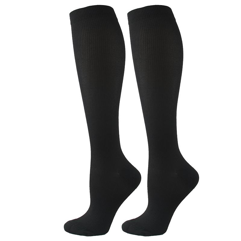 Krampfadern Kompressionssocken Passend für Golf Rugby Laufen Wandern Sport Für Anti-Müdigkeit Fahren Reisen Flug Frauen Männer Socken