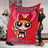 Personalized Custom Name Blanket - The Powerpuff Girls Print Design,Blanket for Sofa,Bed,Travel,Camping - Soft and Warm, Great Gift