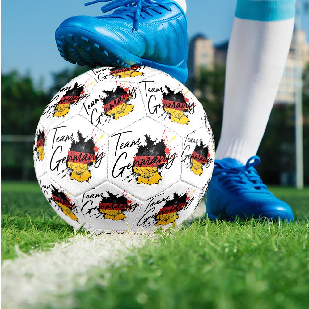Germany national football team Theme soccer ball Size 5 Soccer Ball Soft Touch Professional Training Football for Outdoor Sports