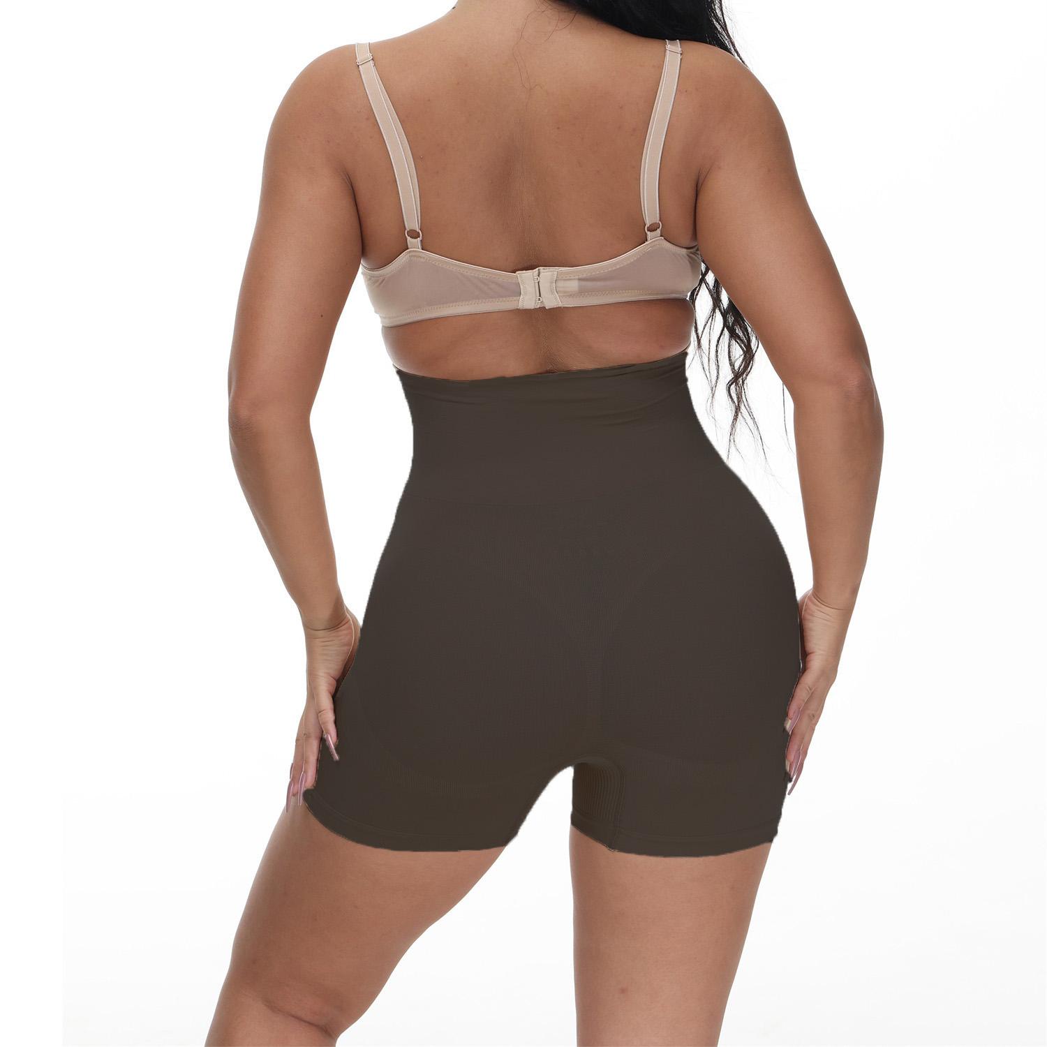 

Женские корректирующие шорты для коррекции живота, утягивающие бедра, утягивающее белье с высокой талией, женские утягивающие шорты, утягивающее белье под платьем 3XL/4XL чёрный