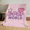 K Pop World Outdoor Flannel Blankets, Outdoor travel, Home Blankets, Fan Gifts,Suitable for All Seasons, Christmas Gifts. R1127091