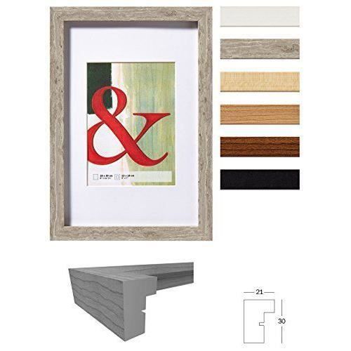 Walther Design Stockholm Cadre Bois Noyer 23 x 3 x 33 cm - EA030N