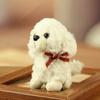Plush Teddy Dog Keychain With Pp Cotton Filling For Couples And Travel Accessories