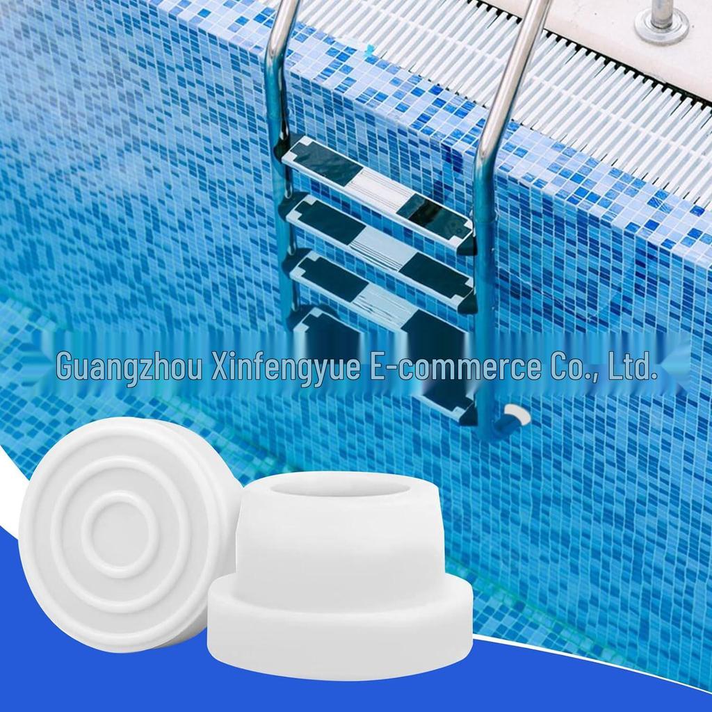 Cubierta de Goma para Pie de Pasamanos de Escalera de Piscina, Alfombrilla Antideslizante de 1.9 Pulgadas