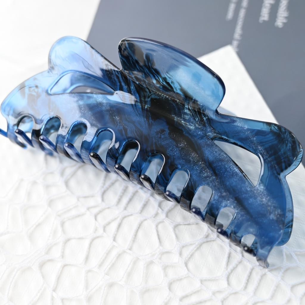 Large Hair Claw Clips for Girls and Women  Korean Fashion 13cm Long Hair Crabs Headewear Blue  Green Hair Clips