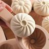 Premium Wood Bun Maker Pastry Shaping Tool For Artisanal Breads And Savory Pie Safe Comfortable Kitchen Essential