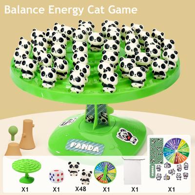 Yousheng 1/2 Sets Panda Balancebaum Spielzeug Kinder Logisches Denken Fokus Training Interaktives Balance Spiel Kleinkinder Jungen Mädchen Pädagogisch Strategisches Brett