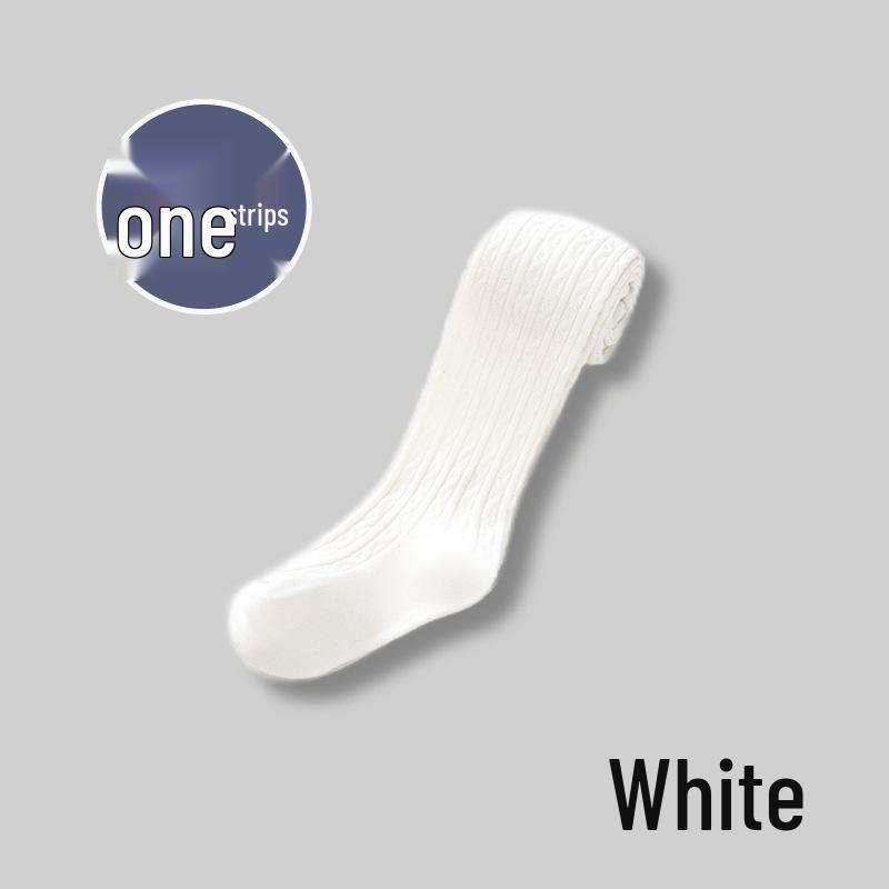 

Knitted Baby Tights - Breathable Spring/Autumn Infant Pantyhose with Cable Knit Design XL (4-6 years)