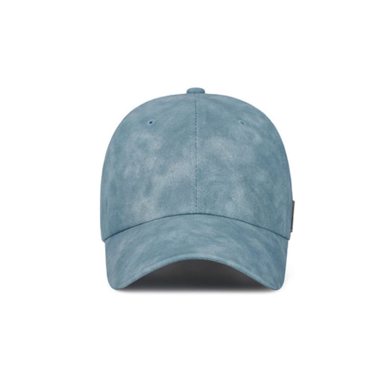 VARZAR VA Studded Vegan Leather Ball Cap Aquamarine