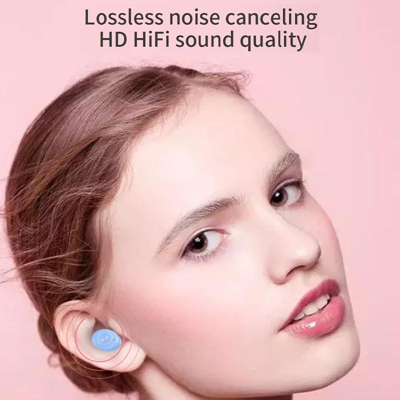 Mini Invisible Headphones TWS Bluetooth Earphones Wireless Heasets HIFI Stereo Noise Reduction Earbuds For iphone Xiaomi