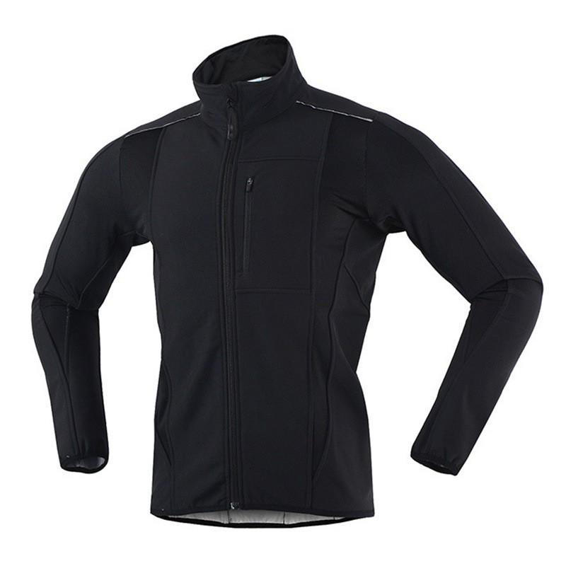 Veste d'hiver pour cyclisme homme coupe-vent thermique polaire isolée manteau d'équitation extérieur temps froid