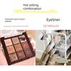 Autumn and Winter Maillard~ Chocolate Nine-Color Eyeshadow Palette, Earth Tones, Warm Brown Tones, Fine Shimmer, Pearlescent, Suitable for Beginners