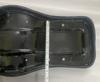 Dual Seat Black Leatherite With White Beading Fit For BSA Classic Motorbikes