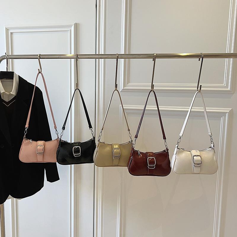 Bag women's spring and summer new retro niche design messenger bag women's shoulder underarm small square bag