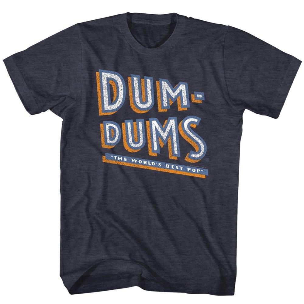 Dum Dums Stacked Dum Short Sleeve Heather Adult T-Shirt S