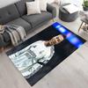 Star Player Kylian Mbappé Floor Mat Perfect for Outdoor Study room Playrooms Foyer Anti-slip Rug Office home decor Birthday Christmas Gift