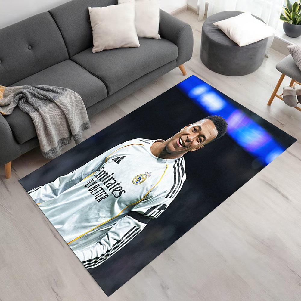 Star Player Kylian Mbappé Floor Mat Perfect for Outdoor Study room Playrooms Foyer Anti-slip Rug Office home decor Birthday Christmas Gift