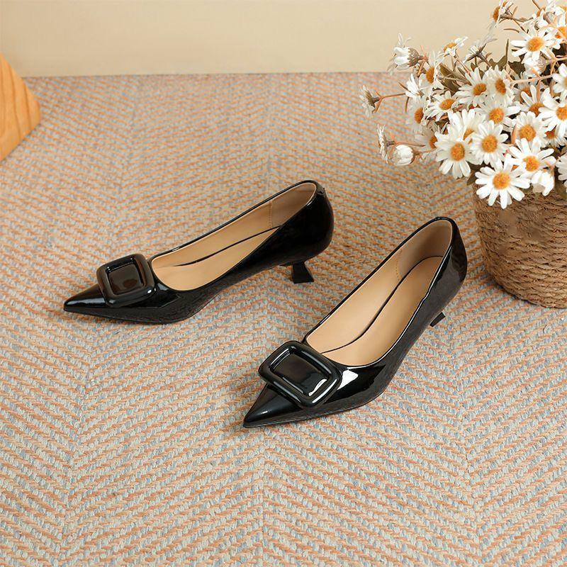 Niche Design Sense Mary Jane Single Shoes Women's 2025 Spring and Summer New Fashion Pointed Head Shallow Mouth Thin Heel Women's Single Shoes