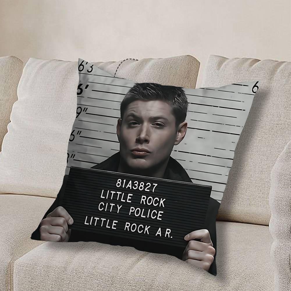 S-Supernatural TV Series Pillow Case Pillow Case Living Room Sofa Cushion Cover Suitable For Home Bedroom Room Decoration