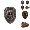 Masque de Corvo Attano de Dishonored Pour Jeu de Rôle Halloween Noël Accessoire de Costume Résine Styles Argent et Cuivre