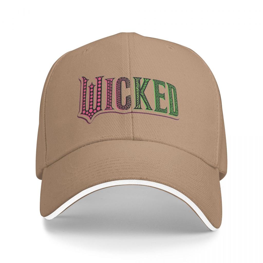Wicked Glinda And Elphaba Logo Baseball Caps Snapback Baseball Hats Breathable Casual Casquette Outdoor for Men And Women