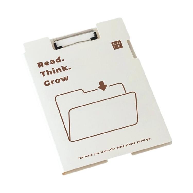 

Multifunctional Document Organiser Clipboard Standard Size Flipping Clipboard with Metal Clip for School Office Travel