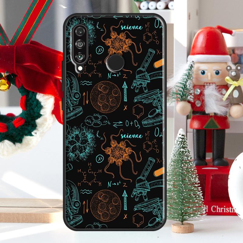 Biology and Chemistry For Honor 50 Pro X7 X8 X9 Case For Huawei P20 P30 P50 P40 Lite P Smart Z 2019 Nova 9 5T