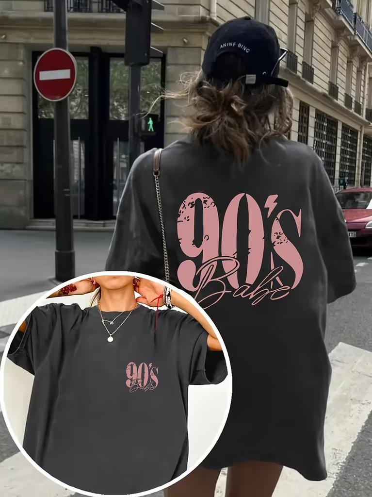 Vintage NO TIME FOR YOUR BULLSHIT Maglietta Unisex Streetwear Cotone Manica Corta Top Larghi Unisex Tutte le Stagioni 2026