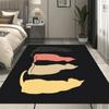 Cute Cat Cartoon Rug Children's Bedroom Decoration Large Area Carpet Modern Living Room Sofa Non-slip Mat Lounge Rug Washable