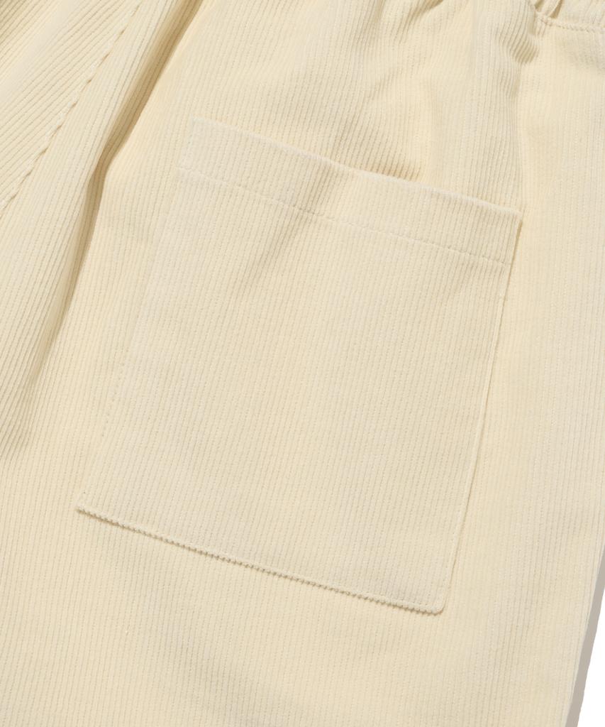 ROIDESROIS Warm Day Corduroy Half Pants (Ivory)