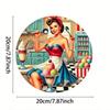 Metal Wall Art Decorative Sign Hanging Home Decor 20x20 cm