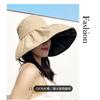 Women S Uv Protection Empty Top Sun Hat Portable Ponytail Summer Cap