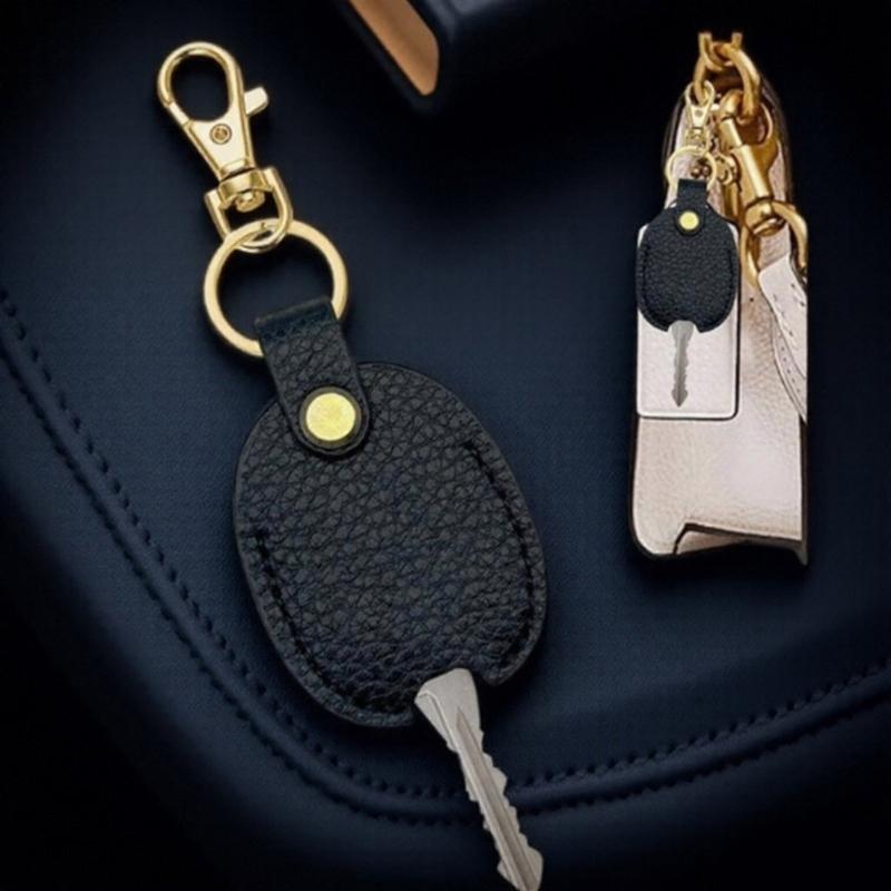 Colorful Key Cover Caps Leather Key Accessories Cuteness Key Holder Fashion Key Chain Present for Women and Girl