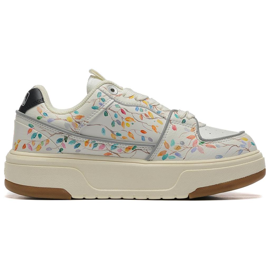 MLB Chunky Liner Skateboard Shoes Unisex Low top Beige 3ASXCA12N-50IVS(Team54-)