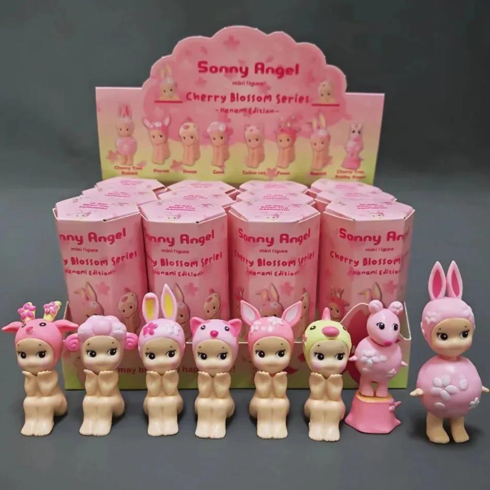 2025 Nová řada Sunny Ange Cherry Blossom Slepá krabička Hračka Květinové moře Edice Sběratelská mini figurka Stolní ozdoba Kawaii Dárky