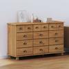 ASKIM Braune Kommode mit Schubladen 79 x 40 x 133,5 cm