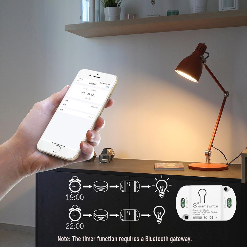 Graffiti Smart Bluetooth Mesh Remote Switch with Alexa Voice Control