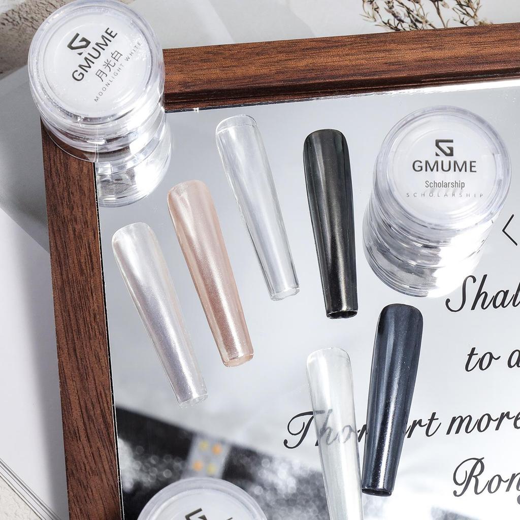 Iridescent Mermaid Aurora Pink Nail Art Magic Mirror Powder