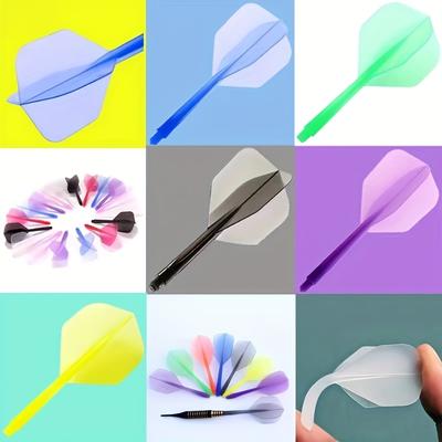 New Product, 70% Clear-Fits 2BA Thread Diameter One-Piece Soft Dart Tail, Soft Dart Leaf, Four-Feather Conjoined Tail Leaf