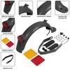 Rear Mudguard Set for Xiaomi M365 Pro 2 Mi3 Electric Scooter Fender Brake Taillight With Gap Cover Pad Reinforced Holder Set