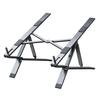 Oatsbasf Foldable Laptop Stand for Desk with Hidden Phone Stand For MacBook Pro Air Hp Tablet Adjustable Height Notebook Holder