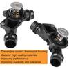 Thermostat For BMW 1999-2006 E46 E39 X5 X3 Z3 Z4 323ci 325i 325xi 330i 525i 530i Thermostat,Thermostat Housing Assembly Replace# 11537509227