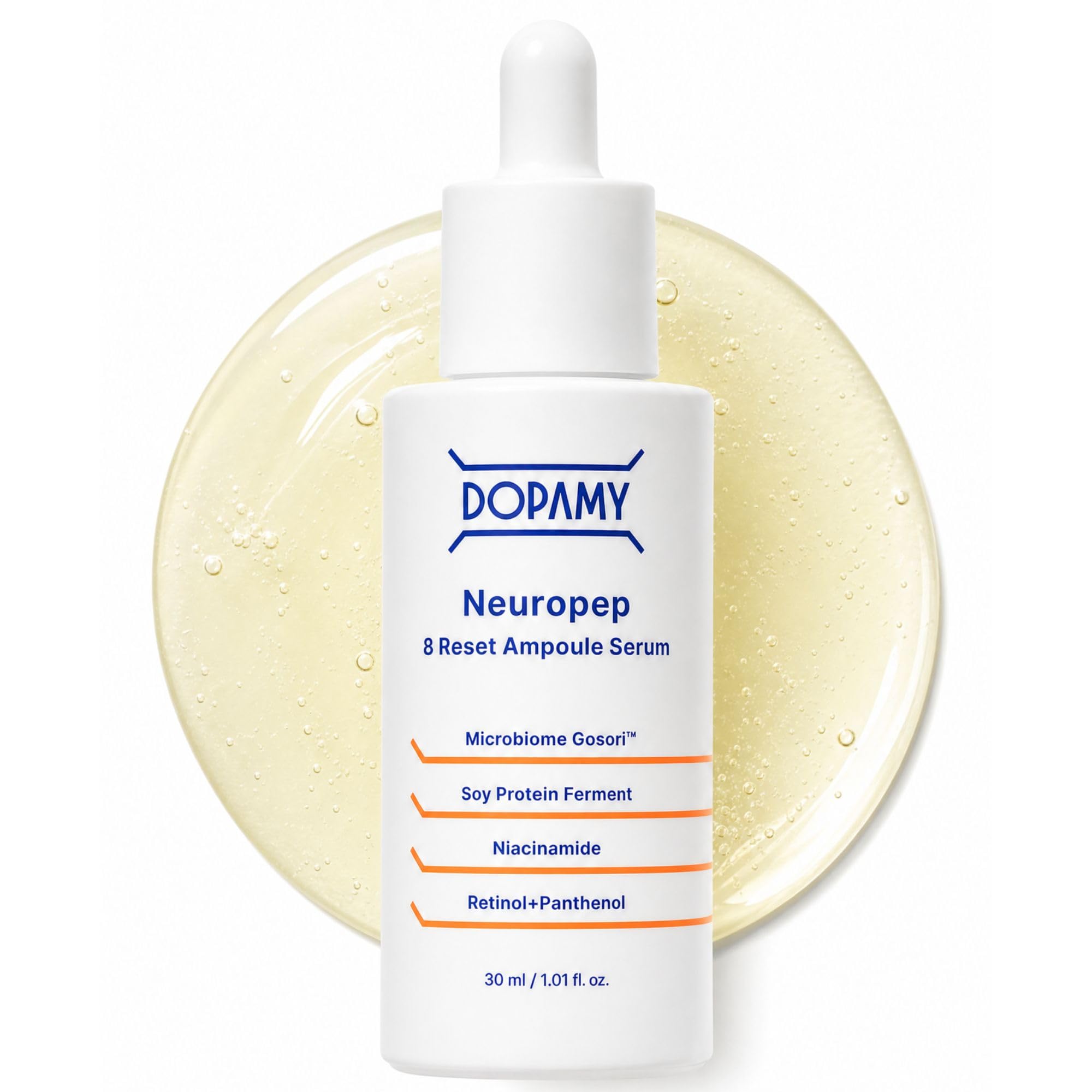 DOPAMY Neuropep 8R Ampullen-Serum 30ml - Serum für Festigkeit, Ausstrahlung, Feuchtigkeit und Porenpflege - Koreanische Kosmetik