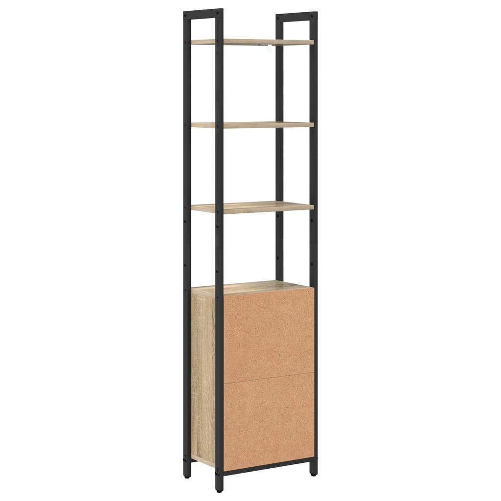 Bookshelf 6 Tiers 40 x 24 x 161 cm Engineered Wood