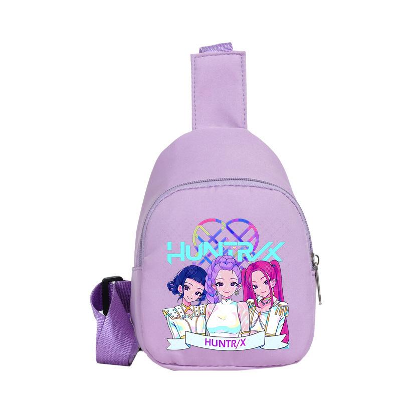 Children'S Breast Bag Animation Cartoon Peripheral Printing Casual Shoulder Bag Going Out Portable Messenger Bag