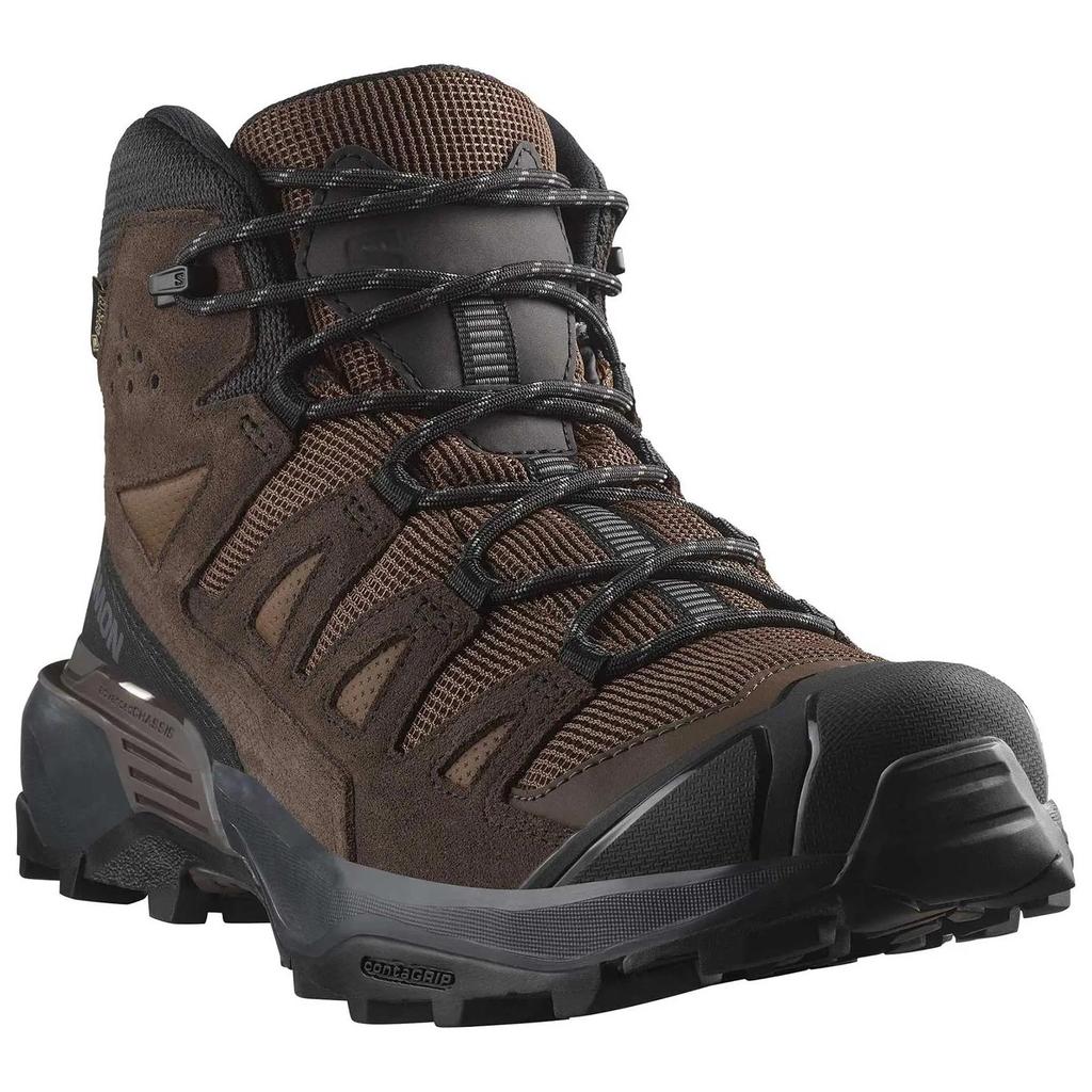 New SALOMON X ULTRA 360 Anti Slip Wear Resistant Mid Top Outdoor Shoes Men's Brown L47570900
