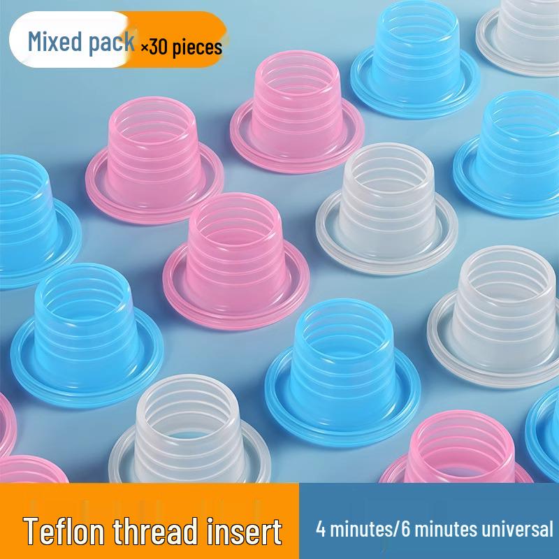 Silicone Sleeve Universal Faucet Sealing Set with Adhesive Pad and Thread Gasket